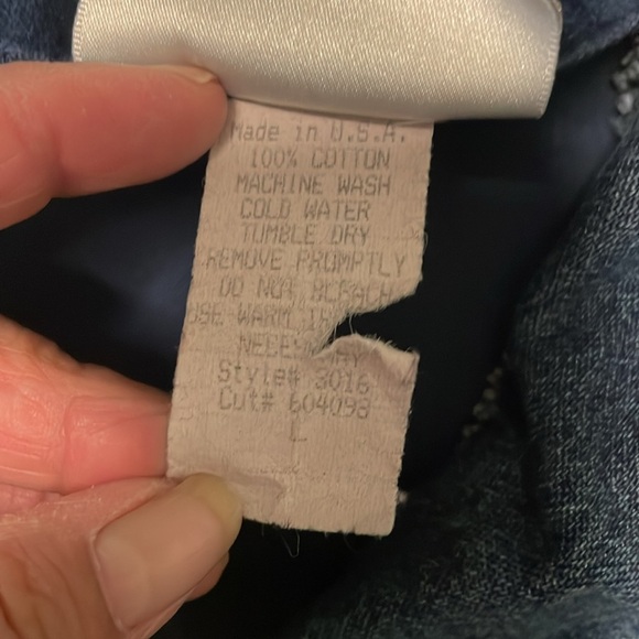 Vintage Marsha Sport denim patch work zip up jacket - Picture 8 of 8